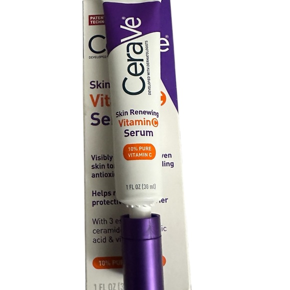 CeraVe Skin Renewing Vitamin C Serum New in Box 1oz - Picture 10 of 11